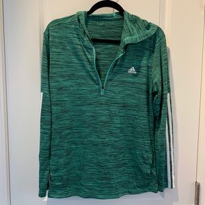 Adidas Quarter Zip with Hood